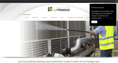 Desktop Screenshot of limpiezaslatrinidad.com